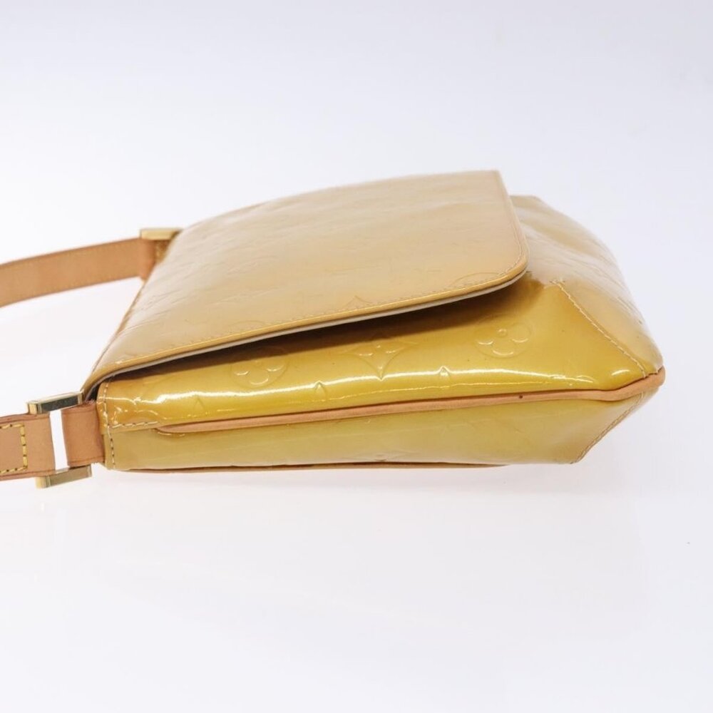 Authentic LOUIS VUITTON Monogram Vernis Thompson Street Bag Beige M91301 LV - Picture 11 of 16